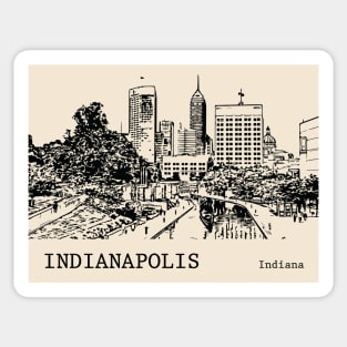 Indianapolis Indiana Sticker